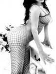 SEKSOWNA BIELIZNA EROTYCZNA sexy komplet bodystocking walentynki s m l