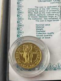 Золота монета НБУ "Оранта (50)" номіналом 50 грн вагою 3.11 г