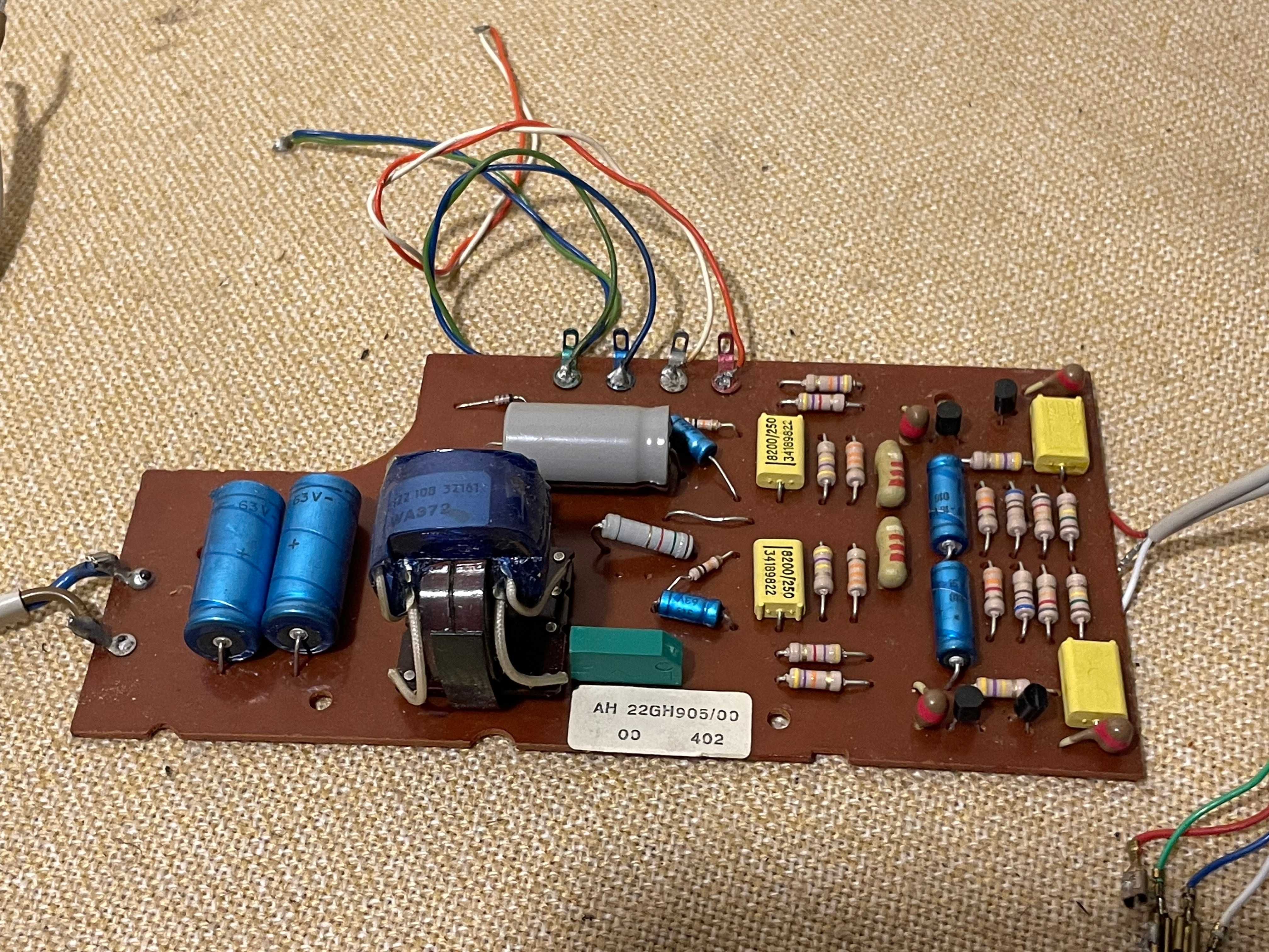 Редкий аудиофильский фонокорректор 60-х PHILIPS 22GH905