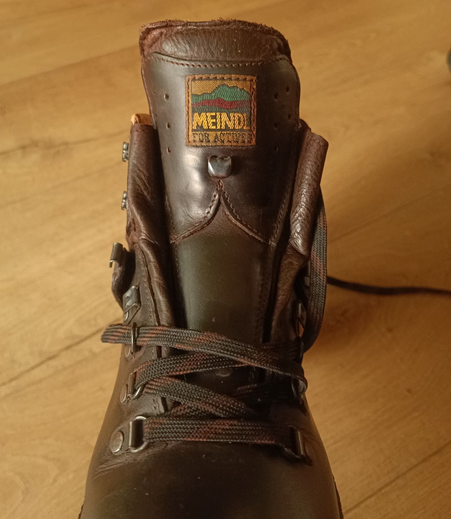 Skórzane buty trekkingowe MEINDL, Vibram, rozm.7