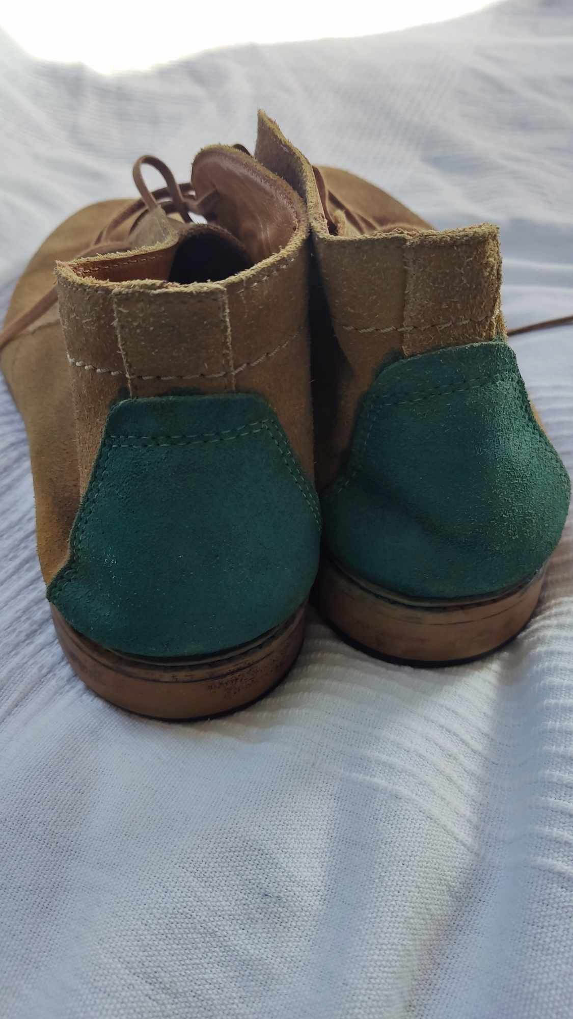 Buty męskie Zara Men, rozmiar 44, brozowo niebieskie,
