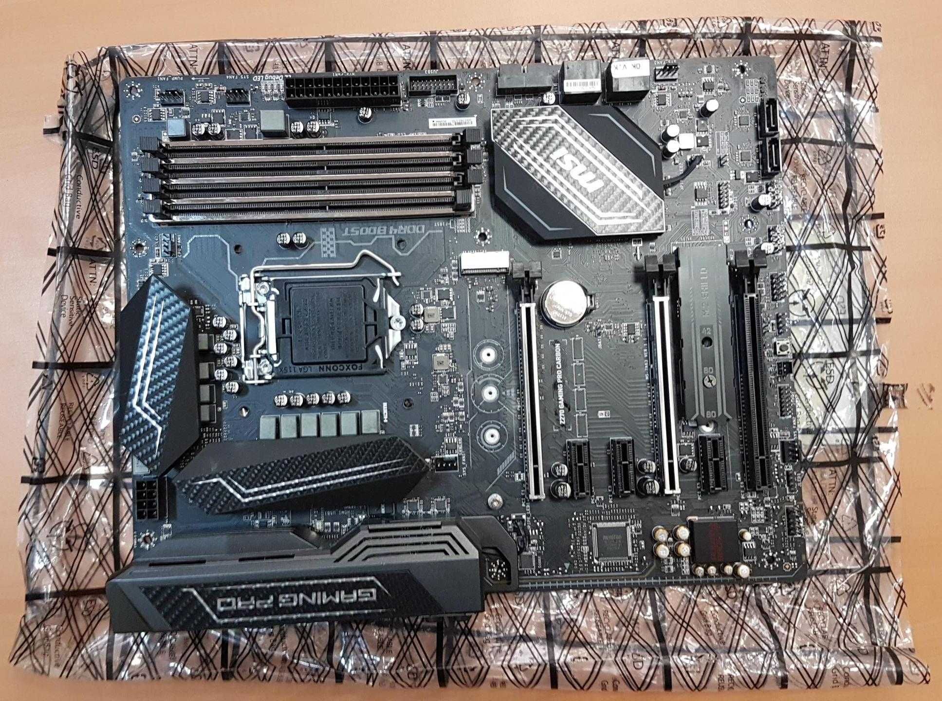 Материнська плата MSI z270 gaming pro carbon s1151