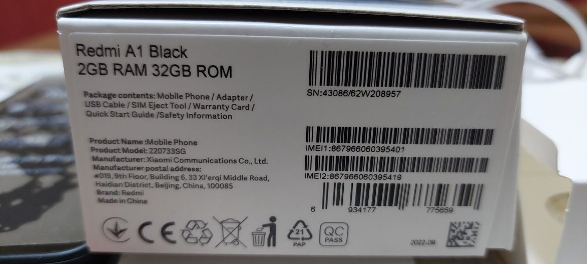 Redmi A1 Black 2Gb / 32Gb