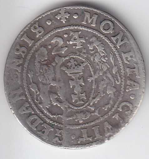 Орт 1624 год Сигизмунд 3 Ваза