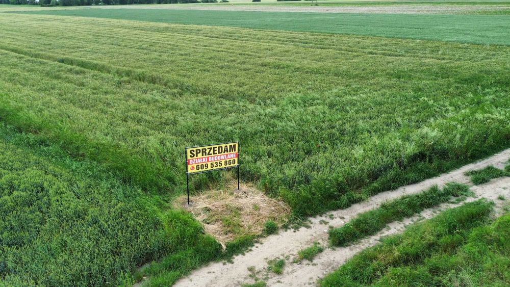 Działka budowlana 760m2, Gąsocin