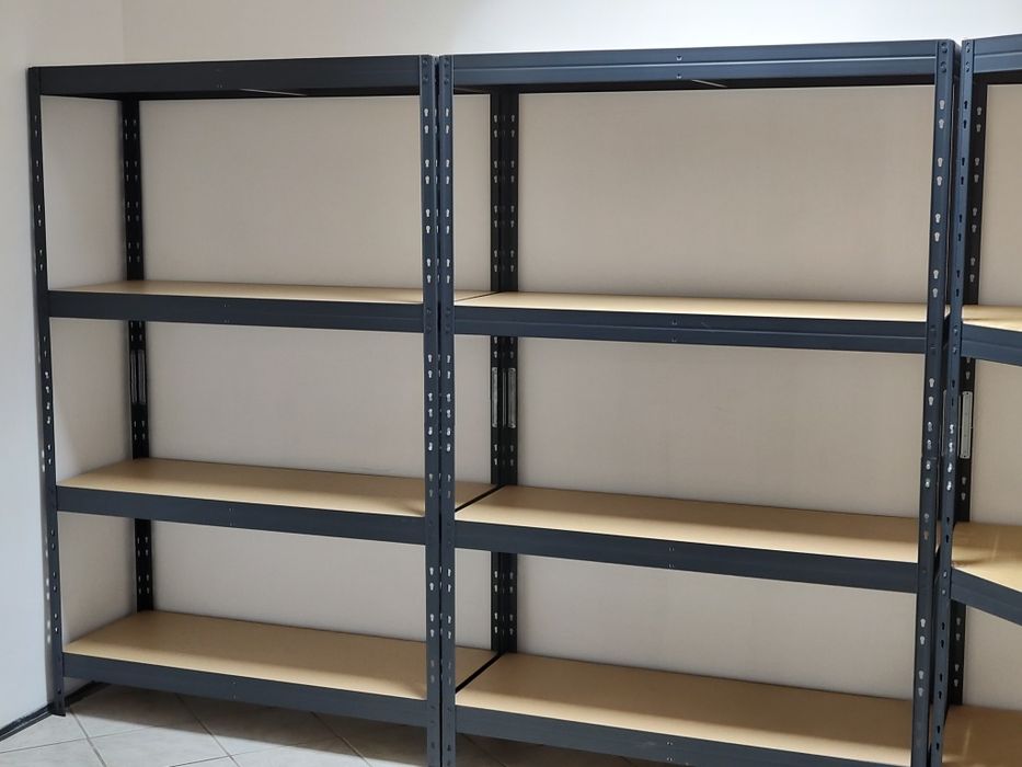 Regał Warsztatowy, Garażowy, Zatrzask "Nit-Klick" 180x120x45 cm 4P/360