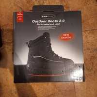 Walkwaxx зимние ботинки черные outdoor boots 2.0 с круглой подошвой