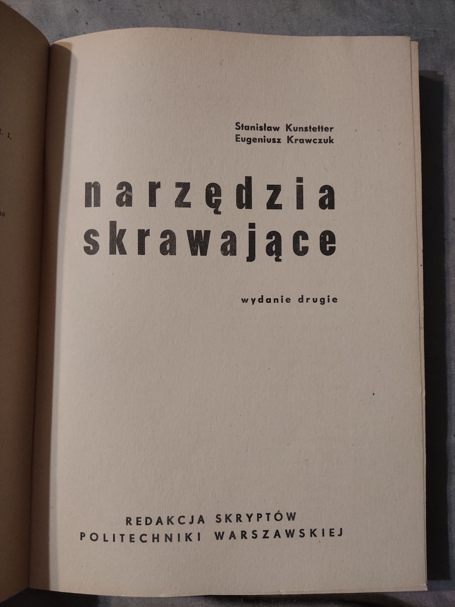 Narzędzia Skrawające wyd. 1 i 2