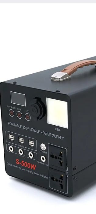 Нова!!! Портативна зарядна станція Voltronic S-500W з розеткою 220В лі