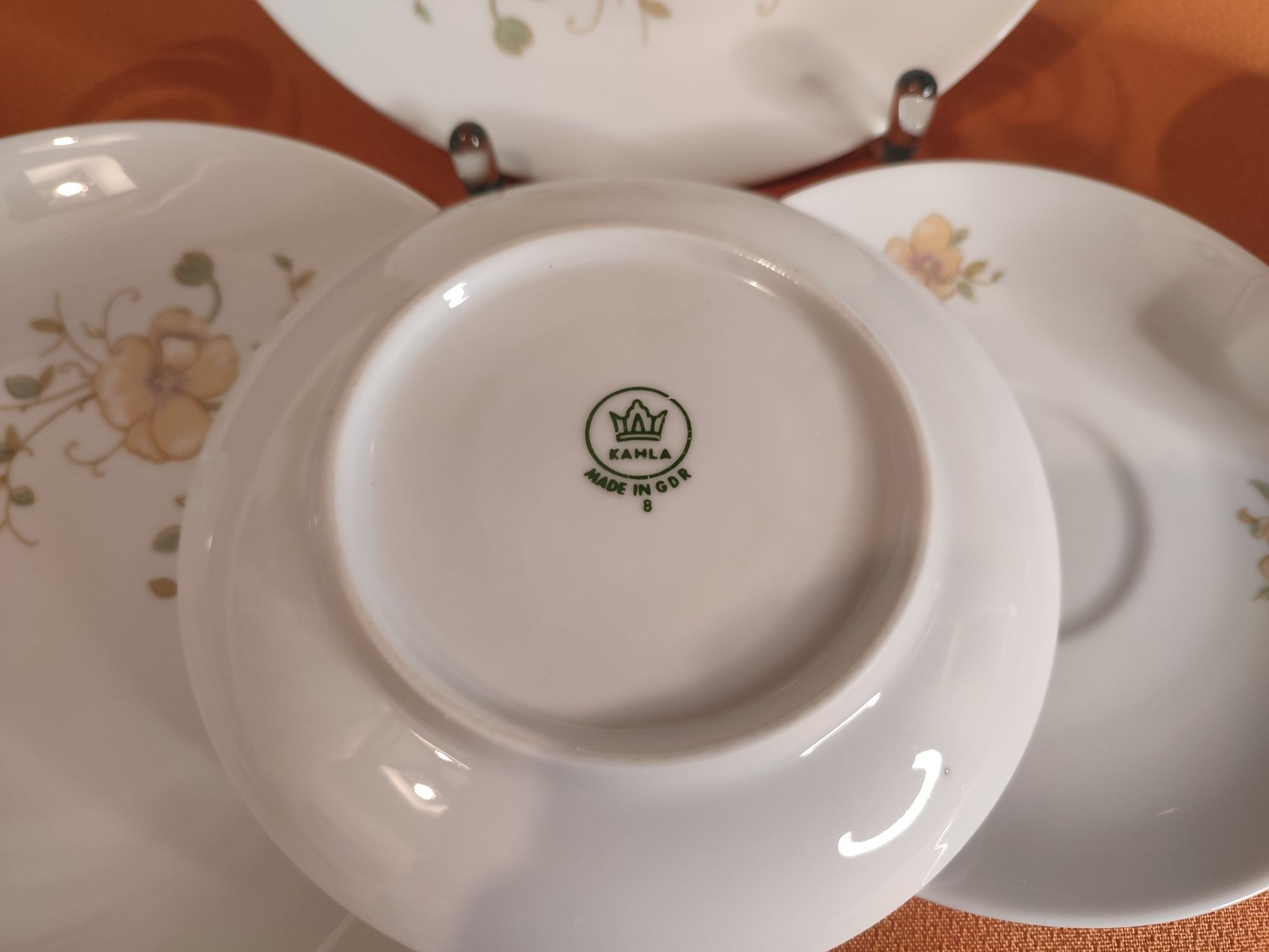 Śliczne stare trio porcelana Kahla