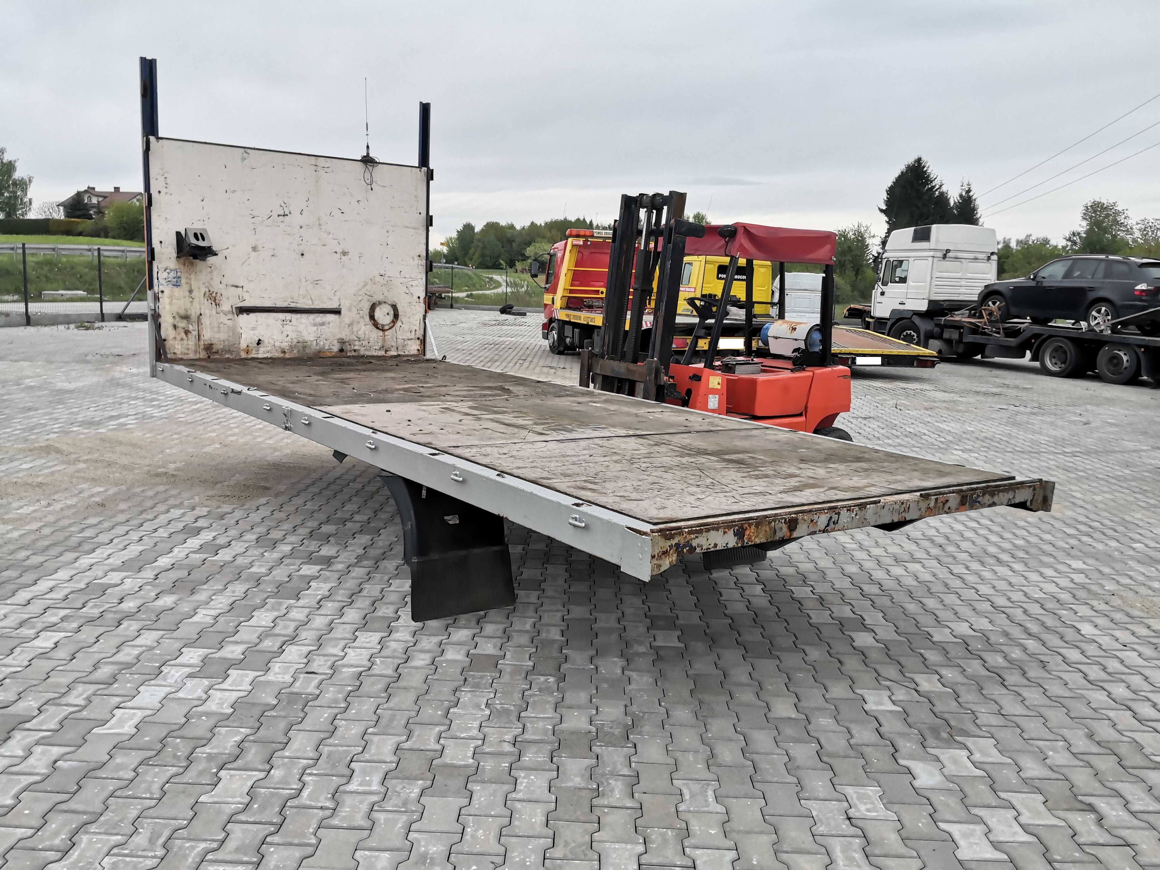 ZABUDOWA PLATFORMA skrzynia paka MAN L2000 12DMC możliwy dowóz
