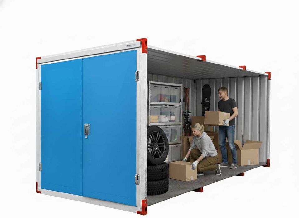 Wynajem Magazyn samoobsługowy Dostęp 24/7 Kontener garaż komórka
