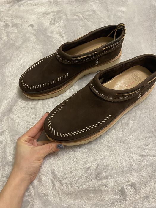 Мокасіни, туфлі, Оригінал  Ugg Nubuck Campfire Leather