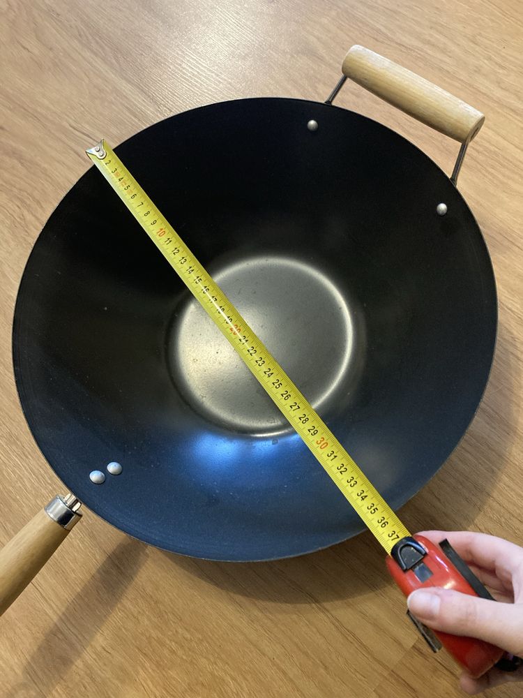 Patelnia wok ikea duża 35 cm