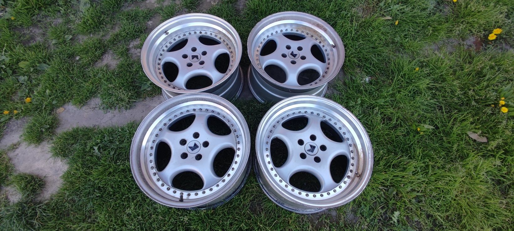 Felgi Kerscher BBS RS 17" 8.5/9.5 5x100 3tlg Corrado Golf Opel Skoda