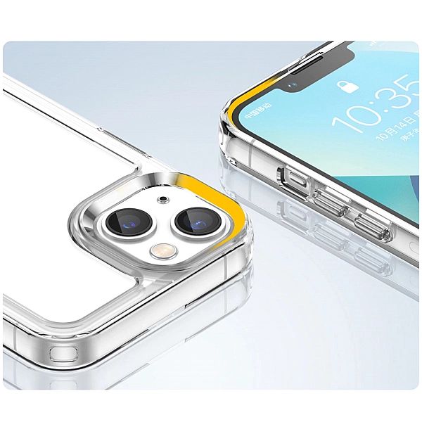 Etui Braders z żelową ramką + Szkło Ochronne do iPhone 14