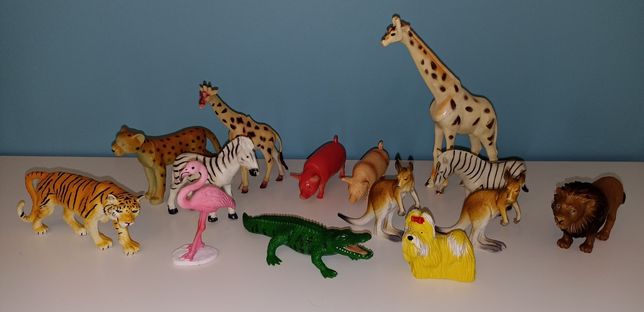 Figurki zwierząt, plastikowe zwierzątka