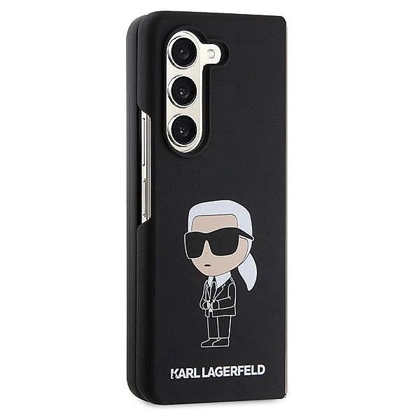 Etui Karl Lagerfeld Silicone Ikonik do Samsung Galaxy Z Fold 5 - czarn