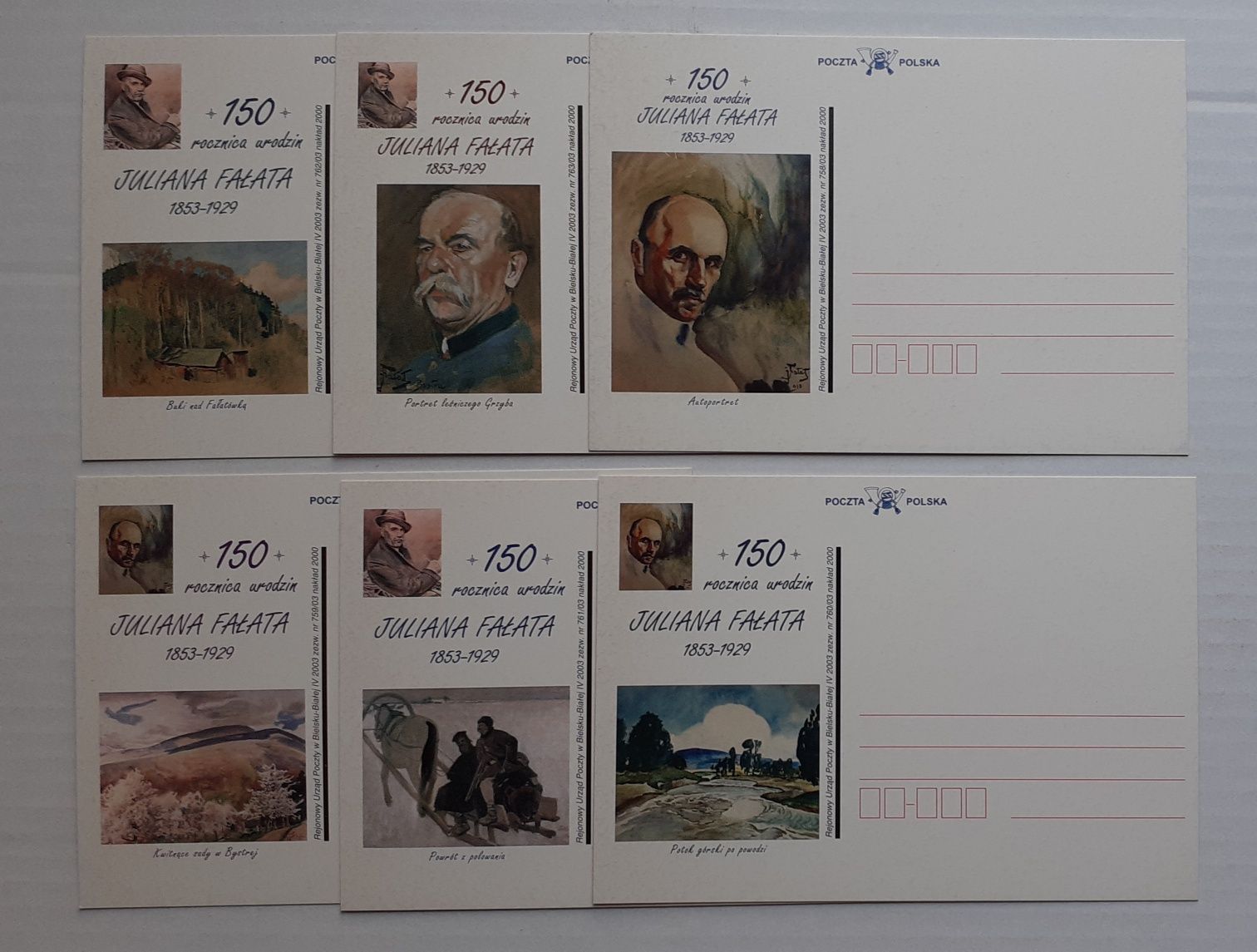 Karty pocztowe - Julian Fałat.