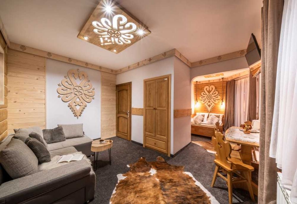 Apartament pokój z widokiem na góry balkonem atrakcje dla dzieci