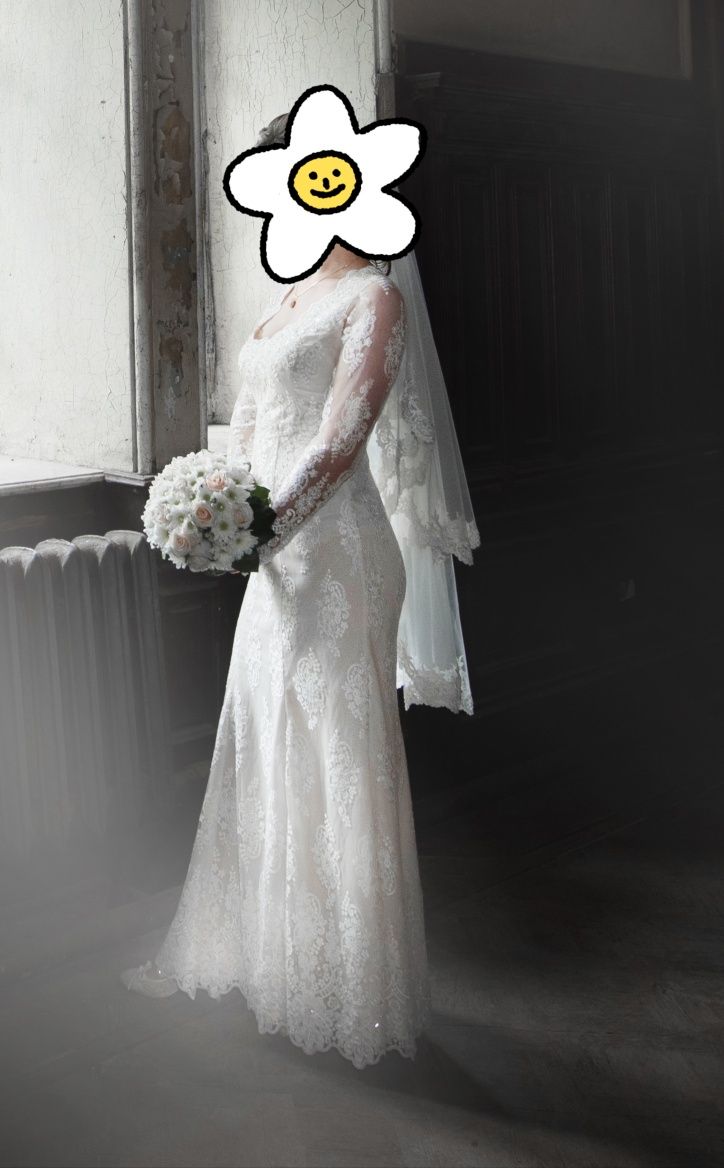 Витончена весільна сукня