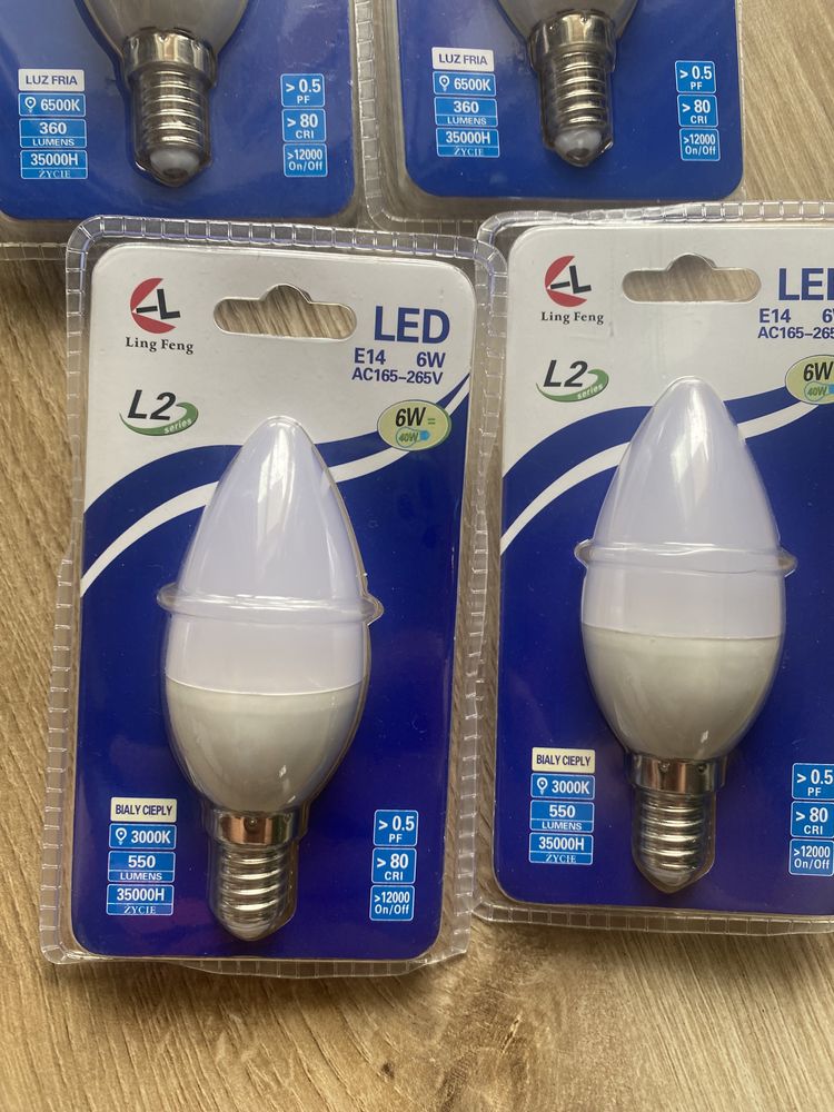 Żarówka LED W4 i W6. gwint E 14 i E 27