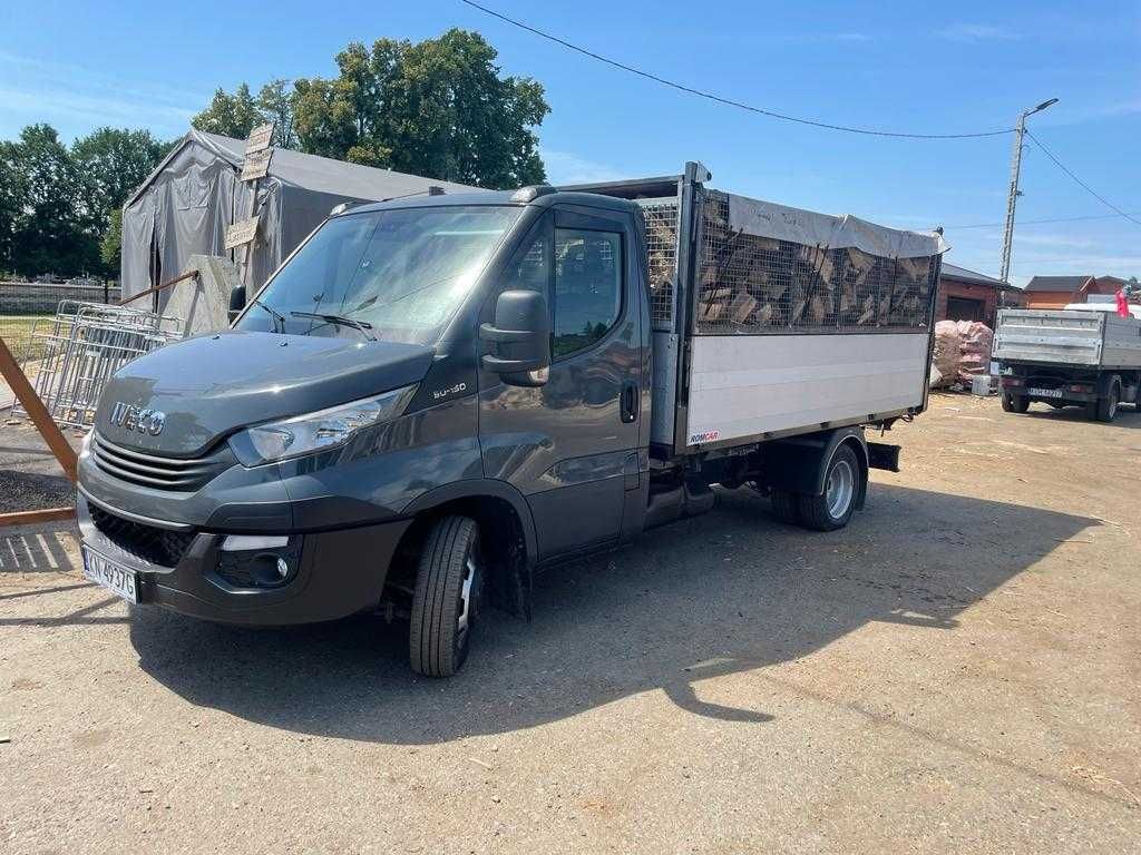 Wynajem wywrotka / kiper/ skrzynia Iveco Daily bliźniak 3 stronny 3,5t