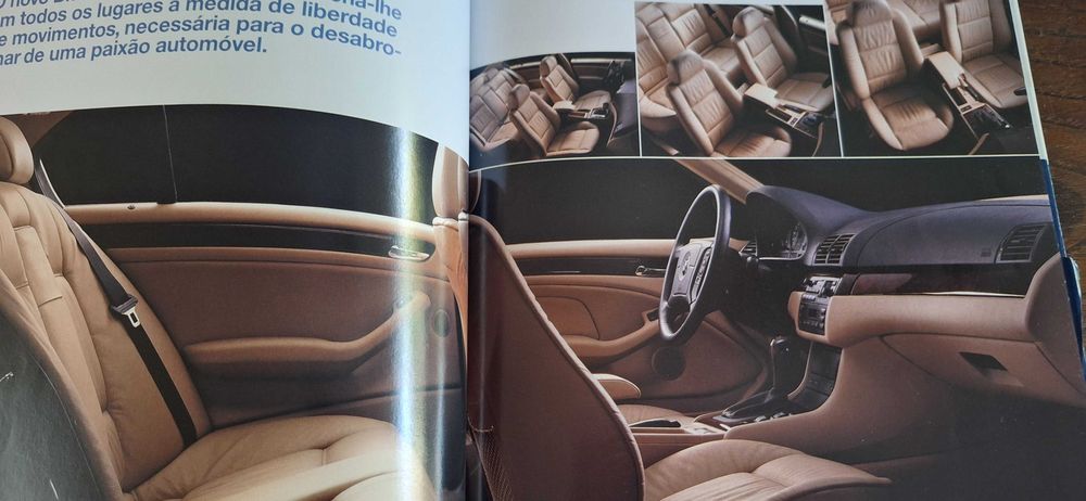 Catálogo oficial BMW série 3  E-46 de 1998