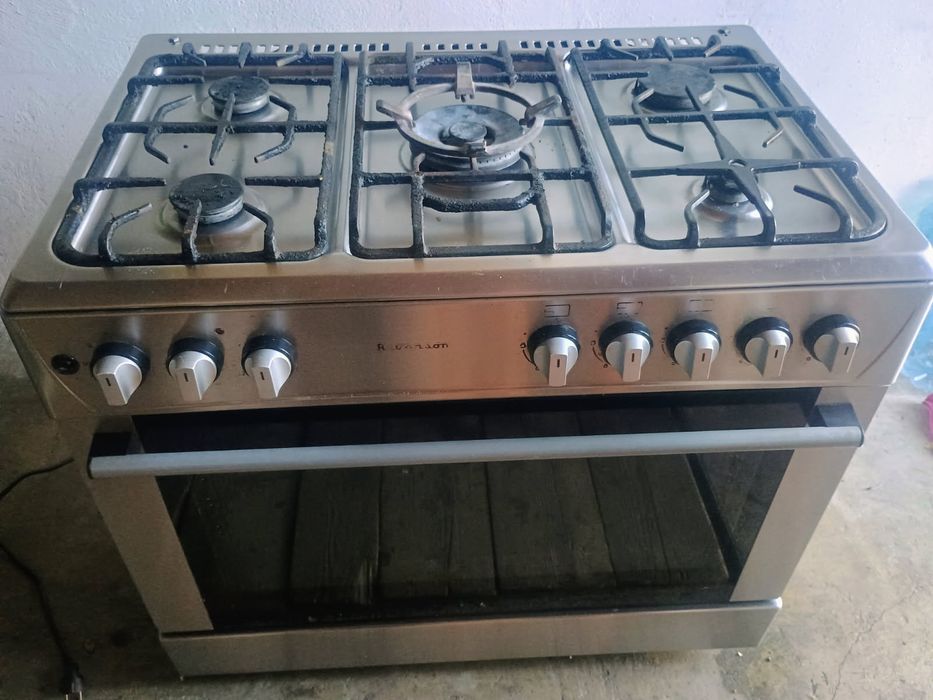 Kuchenka gazowa elektryczna Ravanson KWGE-K90  5 palników