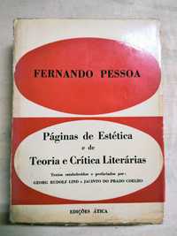 Páginas de Estética e de Teoria e Crítica Literárias - Fernando Pessoa