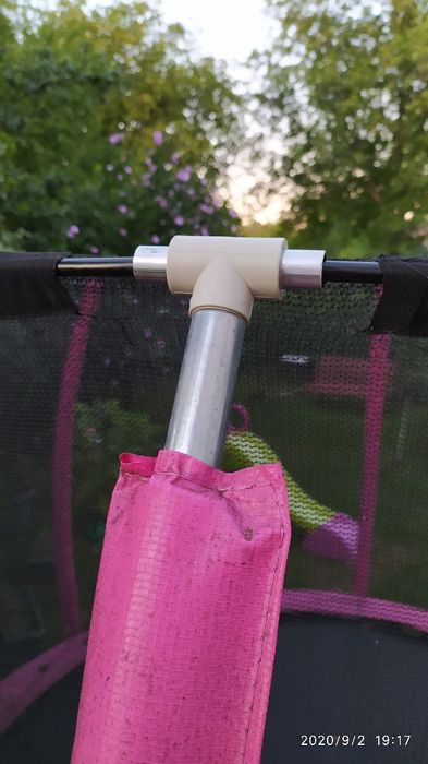 Trójnik łącznik do trampoliny WZMOCNIONY mocowanie siatki T-shaped