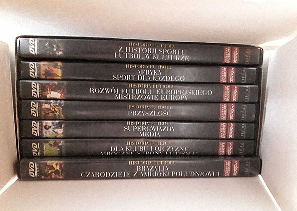 Sport kolekcjonerski zestaw HISTORIA FUTBOLU 7 x DVD - box