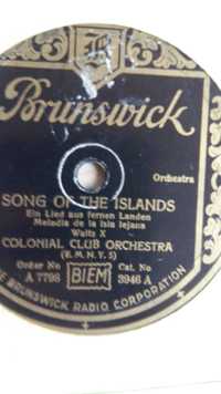 płyty winylowe Brunswick Song OF THE ISLANDS