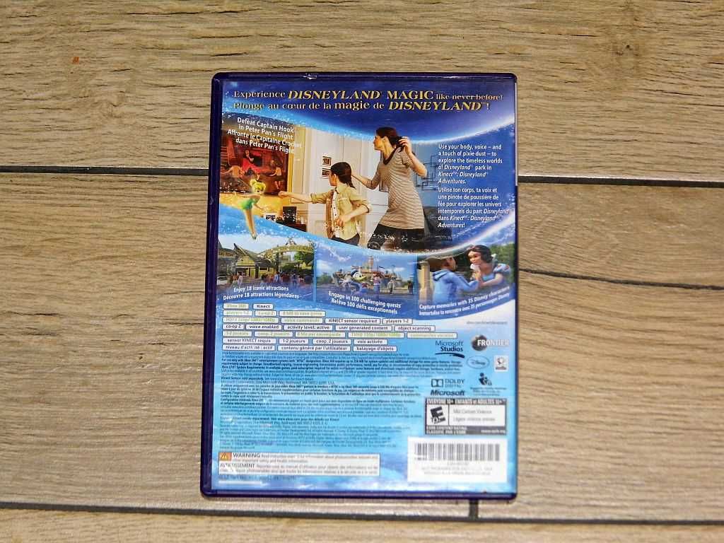 Gra na konsole XBox 360 Kinect Disneyland Adventures Wersja NTSC