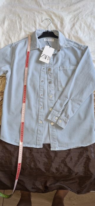 Рубашка котон Zara 10-12  140р