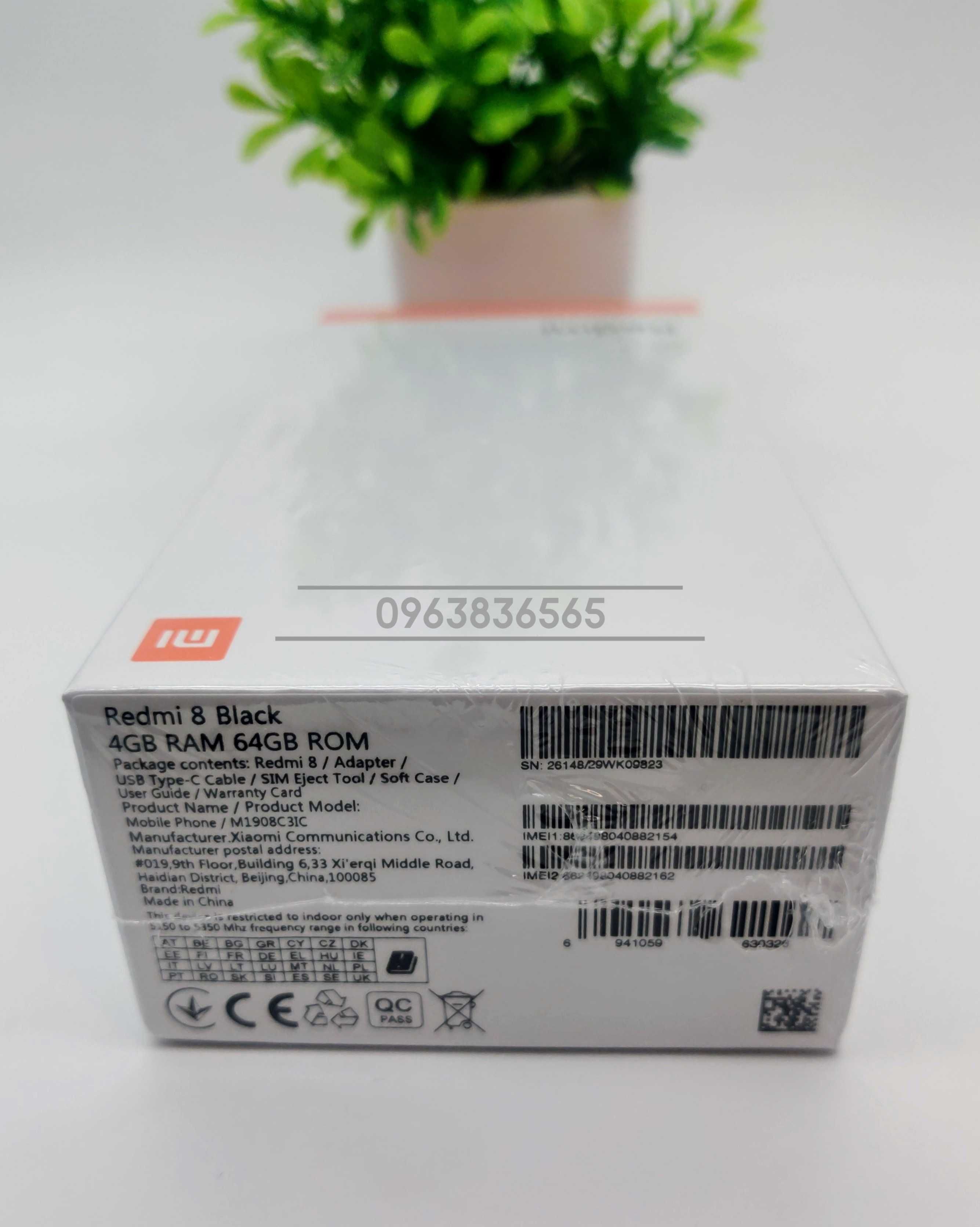 Надійний Redmi 8 серії 4/64+ Black смартфон новий телефон 5000 mAh
