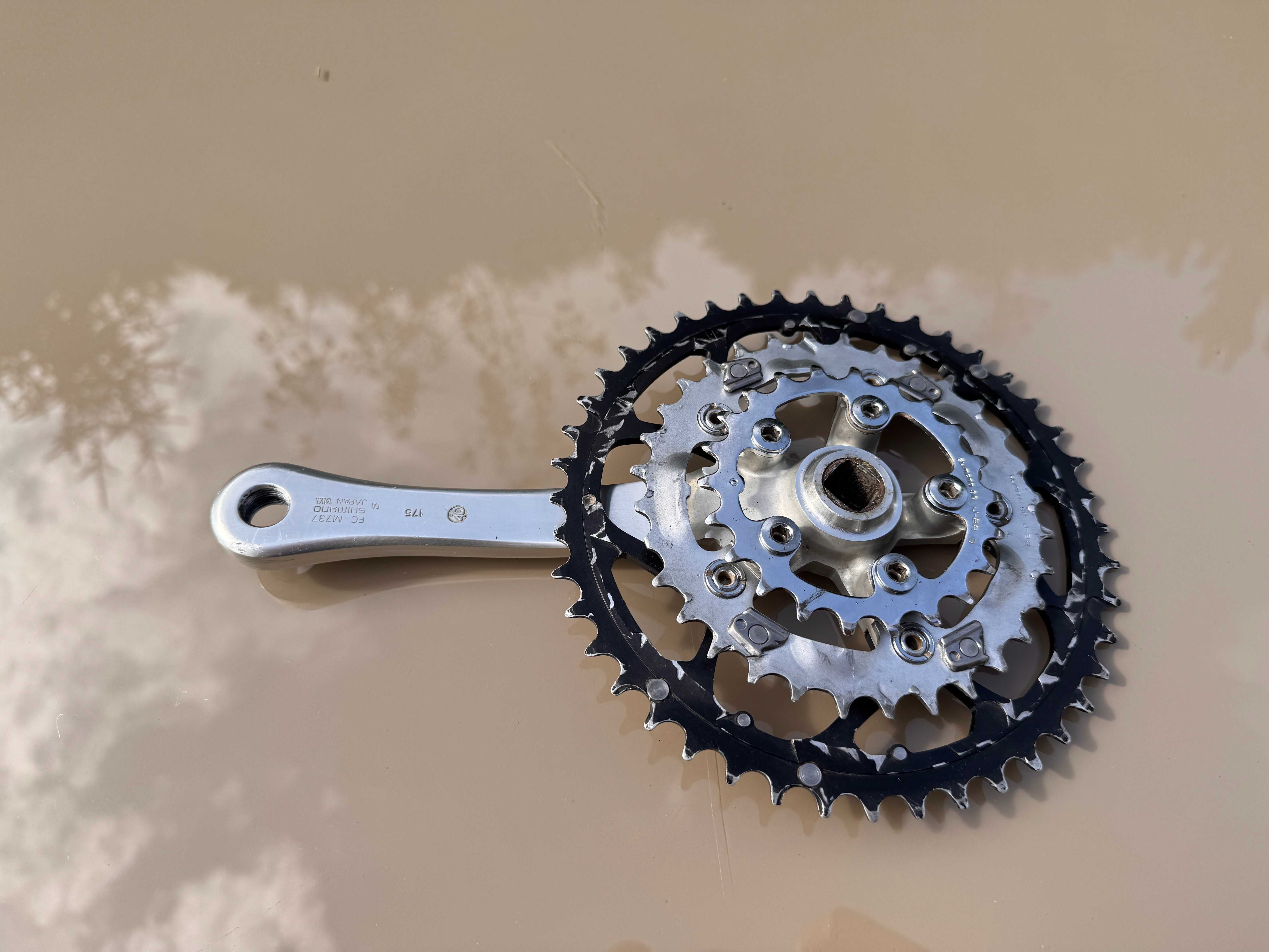 Korba Mechanizm Korbowy Shimano Deore XT FC-M737 175mm Retro MTB