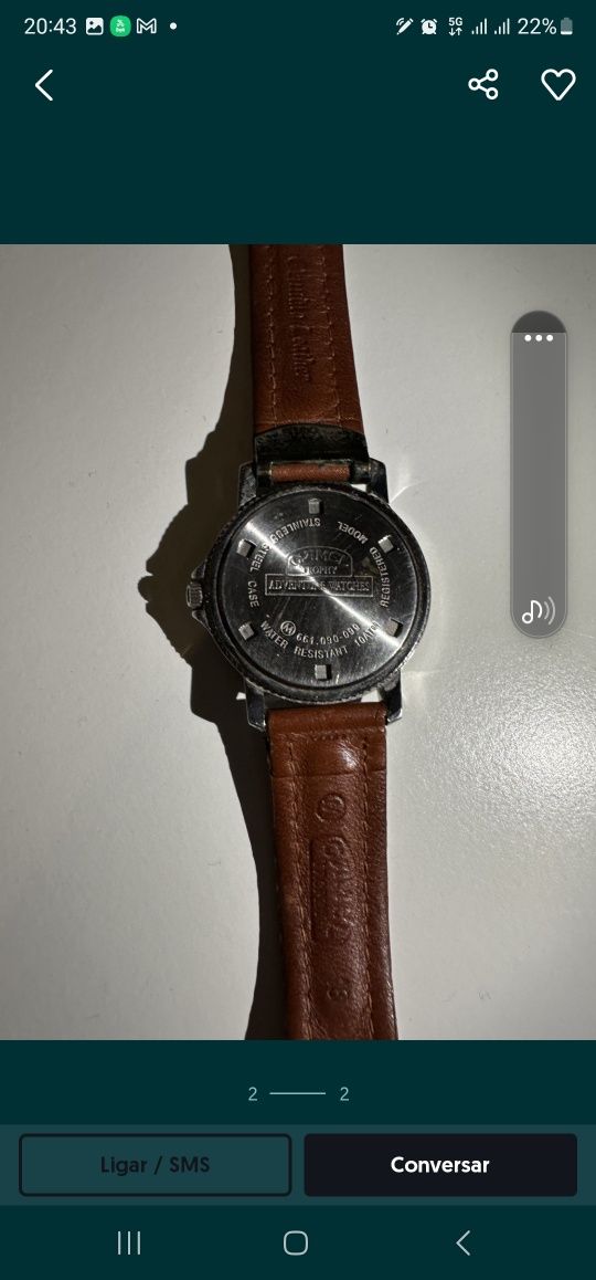 Vendo  relógio  de pulso