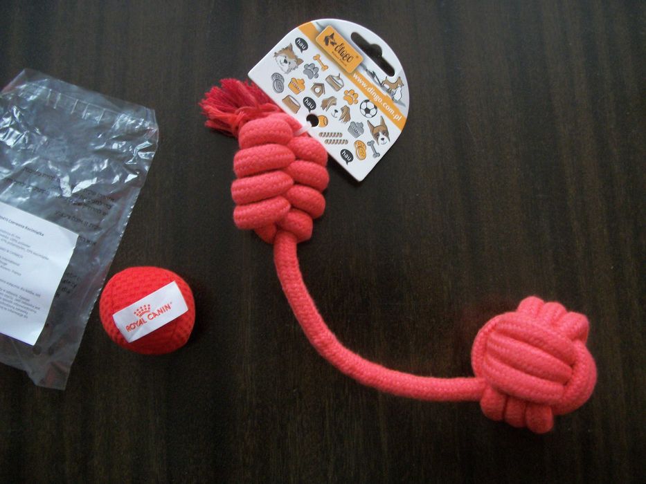 dingo piłka z uchwytem plecionym kłos Energy plus piłka