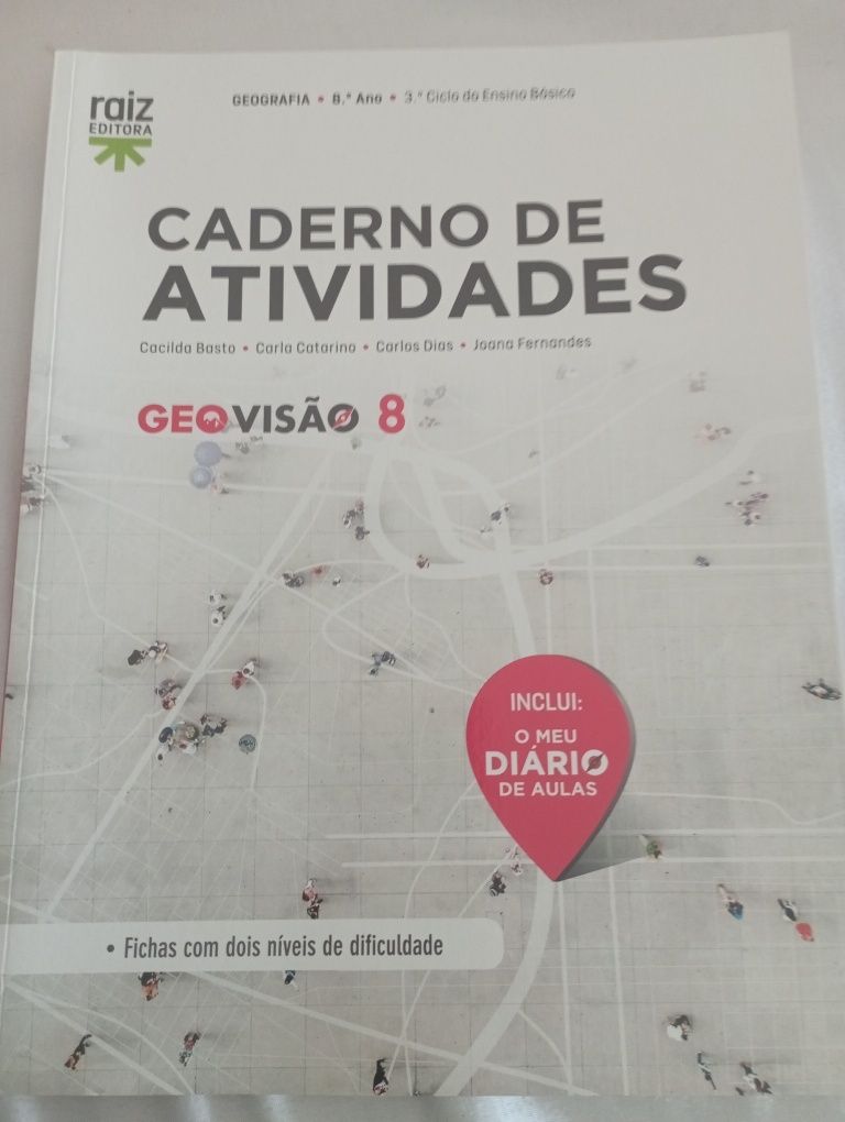 Caderno de atividades Geografia 8ano Raiz Editora