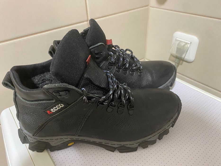 Зимові, шкіряні чоловічі черевики, ботинки, пів чоботи