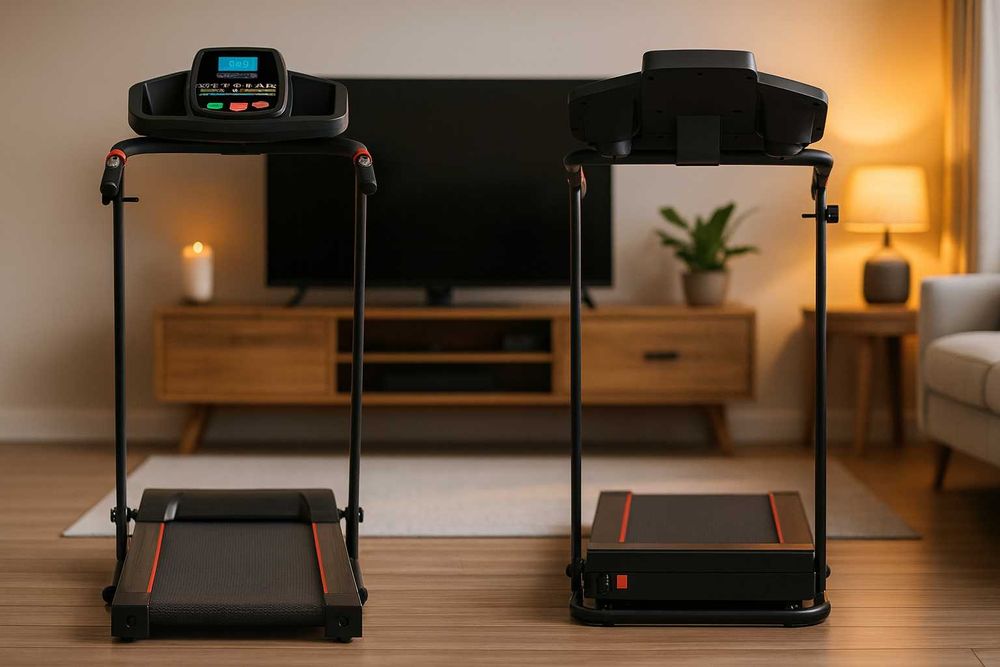 Nowa Bieżnia Domowa Elektryczna 1-12kmh PULS Składana 120kg Nachylenie