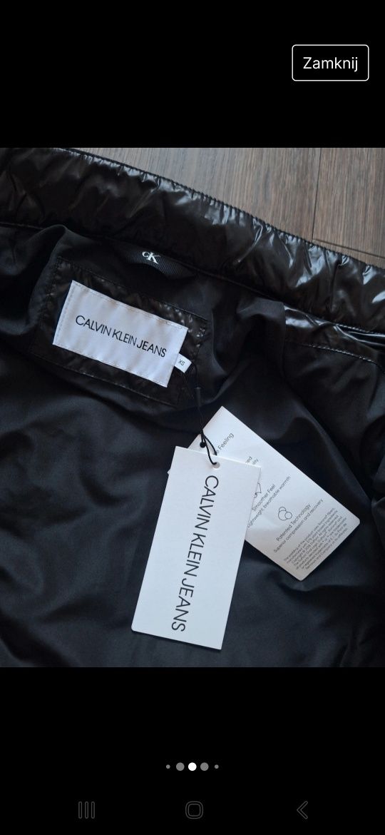 Nowa męska kurtka jesienna Calvin Klein r XS