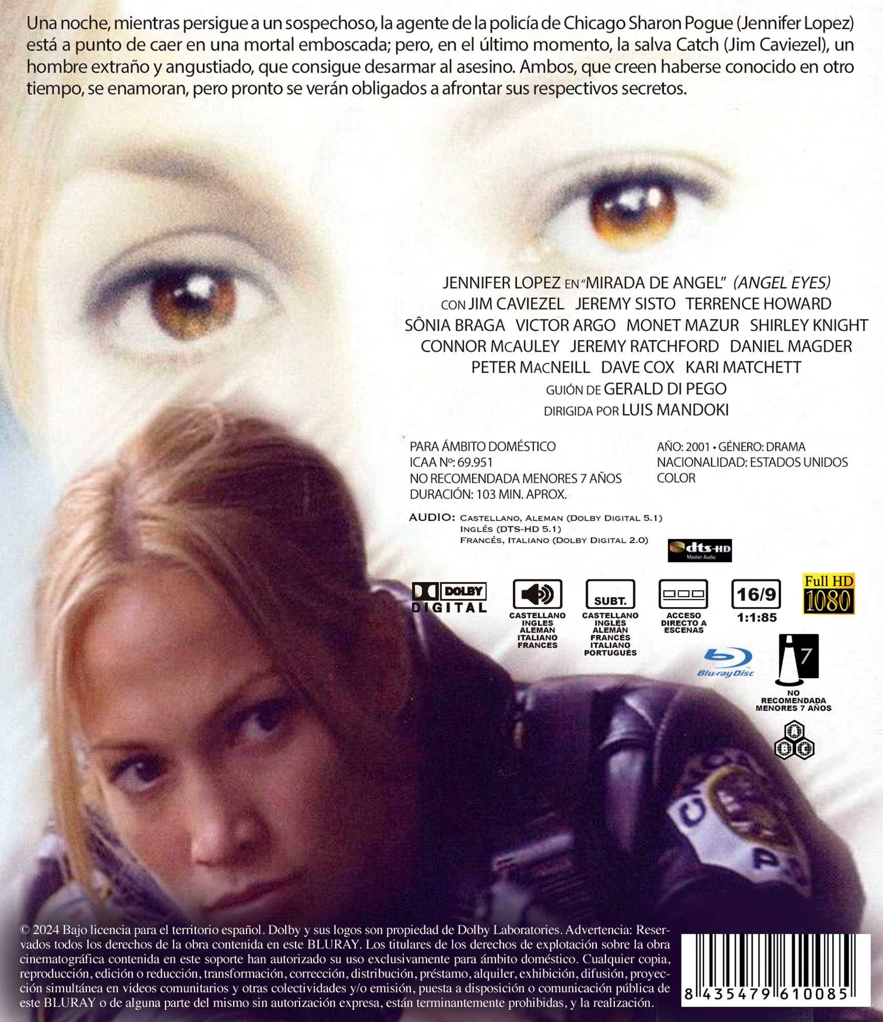 Mirada De Ángel/Olhos de Anjo (Blu-Ray)-Importado