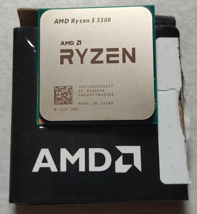 Процесор AMD Ryzen 5 5500 новий + кулер deepcool gammax 300