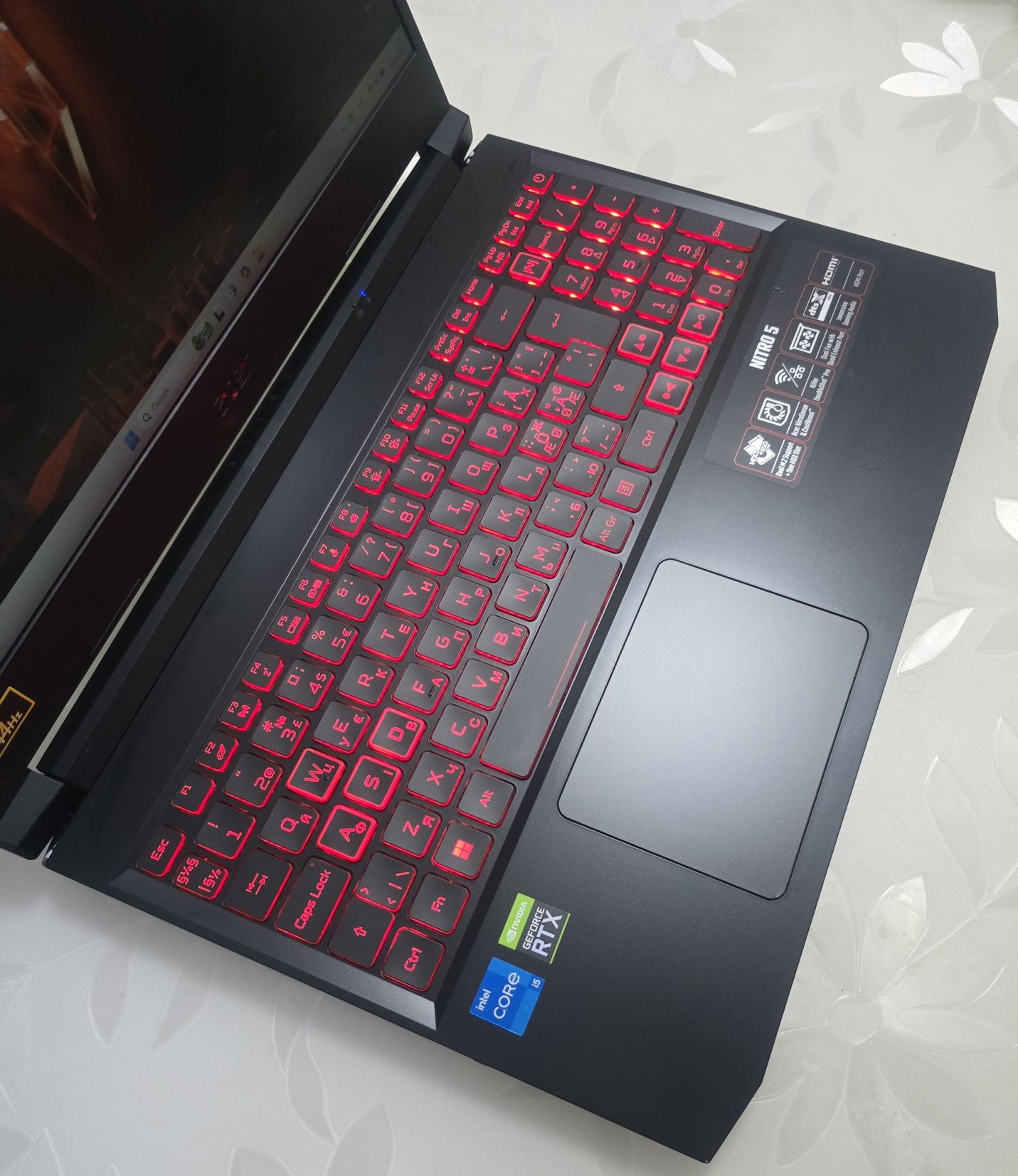 Acer Nitro 5/144Hz/i5-11400H×12CPU/RTX 3050/RAM:16GB/SSD:512GB