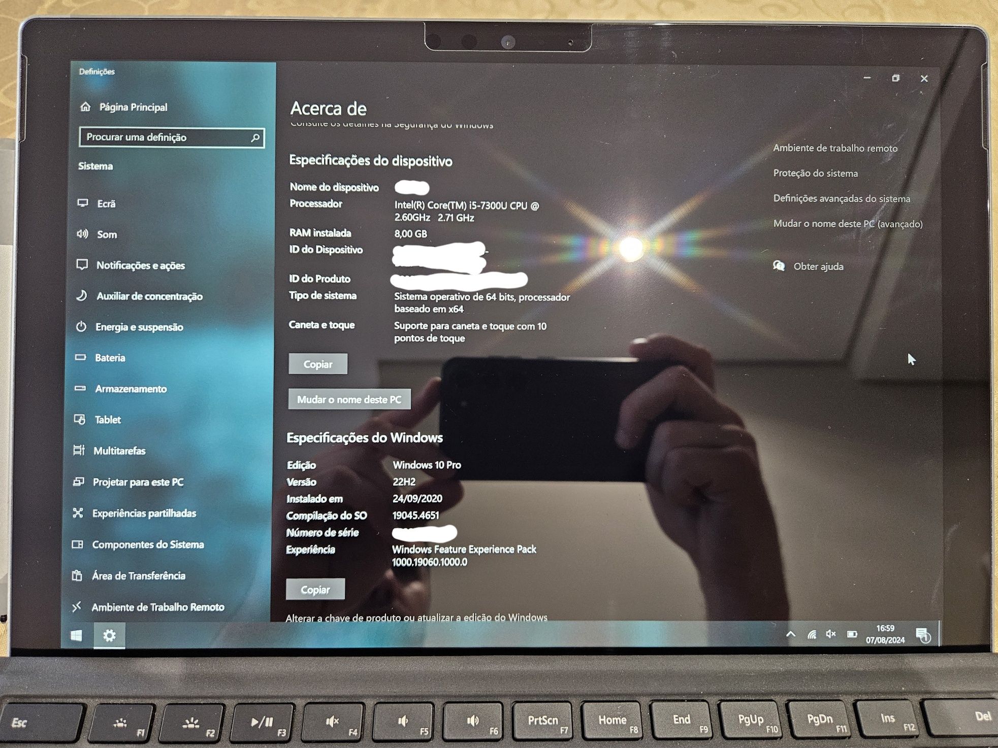 Microsoft Surface Pro + Teclado + Pen