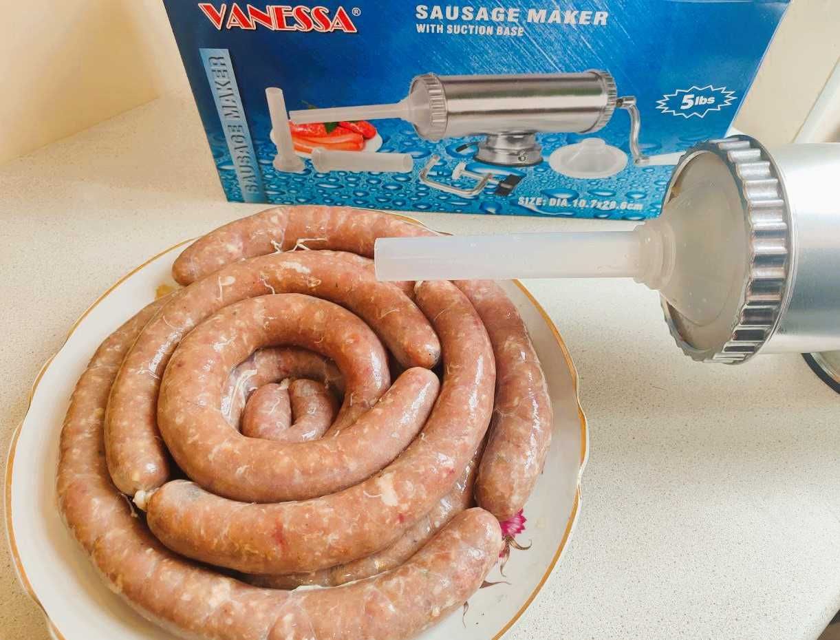 Прибор для фаршировки колбас шприц колбасница 2,5кг ручной