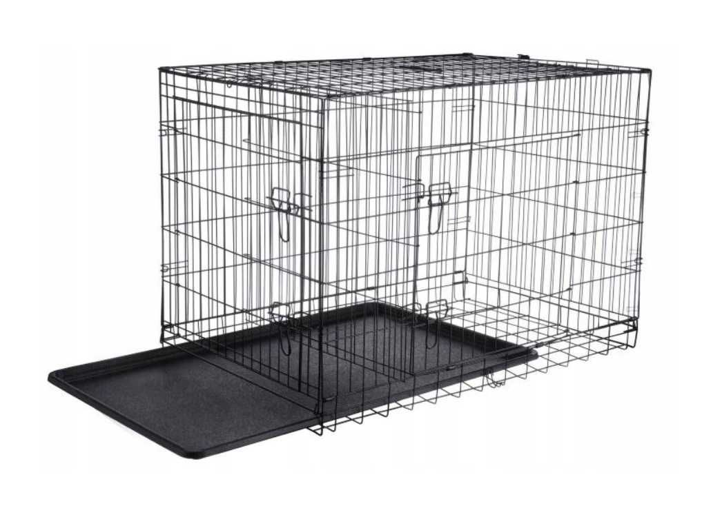 Klatka kennelowa dla psa kota NOWA DUŻA XXXL 121cm Kojec Buda Transpor