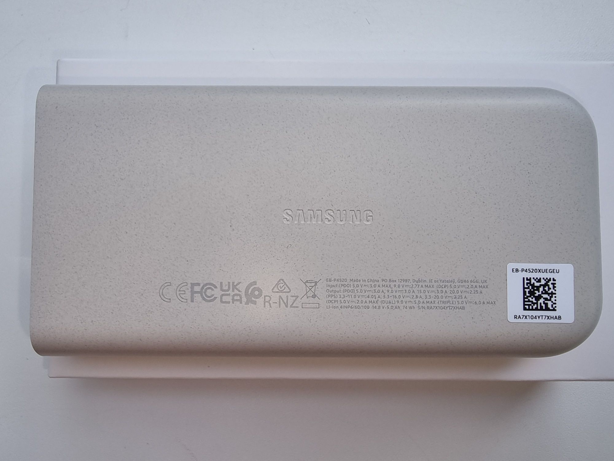 Павербанк Samsung EB-P4520 20000 mAh 45W mini UPS